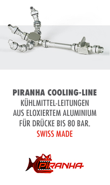 Kühlmittel-Leitungen bis 80 bar - PIRANHA Cooling-Line