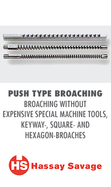 Push-Type Broaching - HASSAY SAVAGE